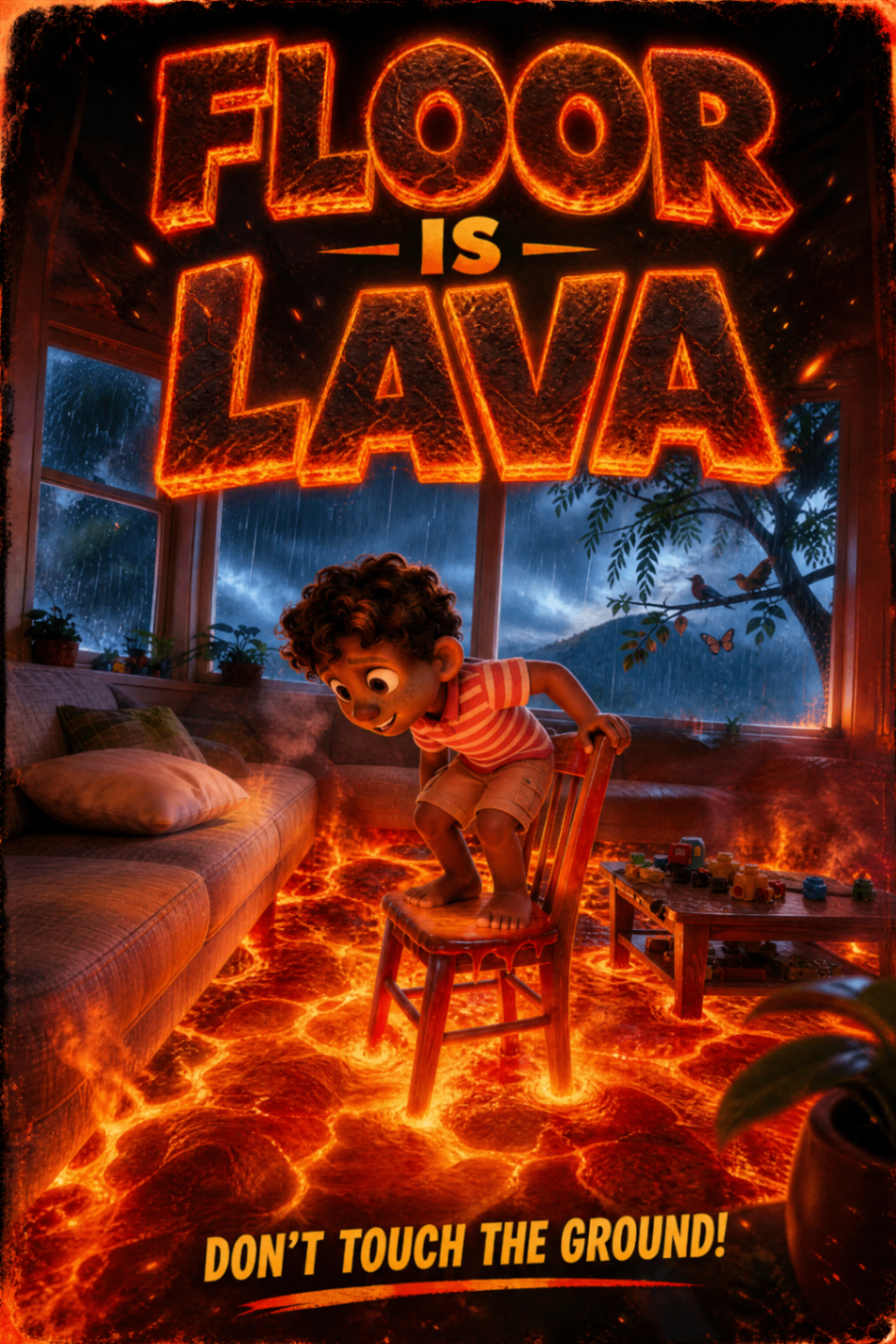 The Floor Is Lava poster cover