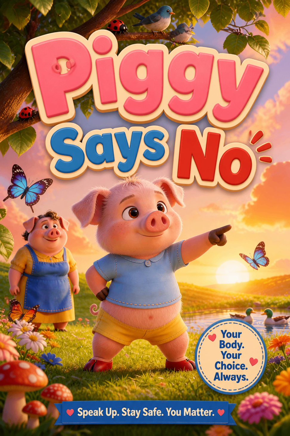 Piggy Says No! poster cover
