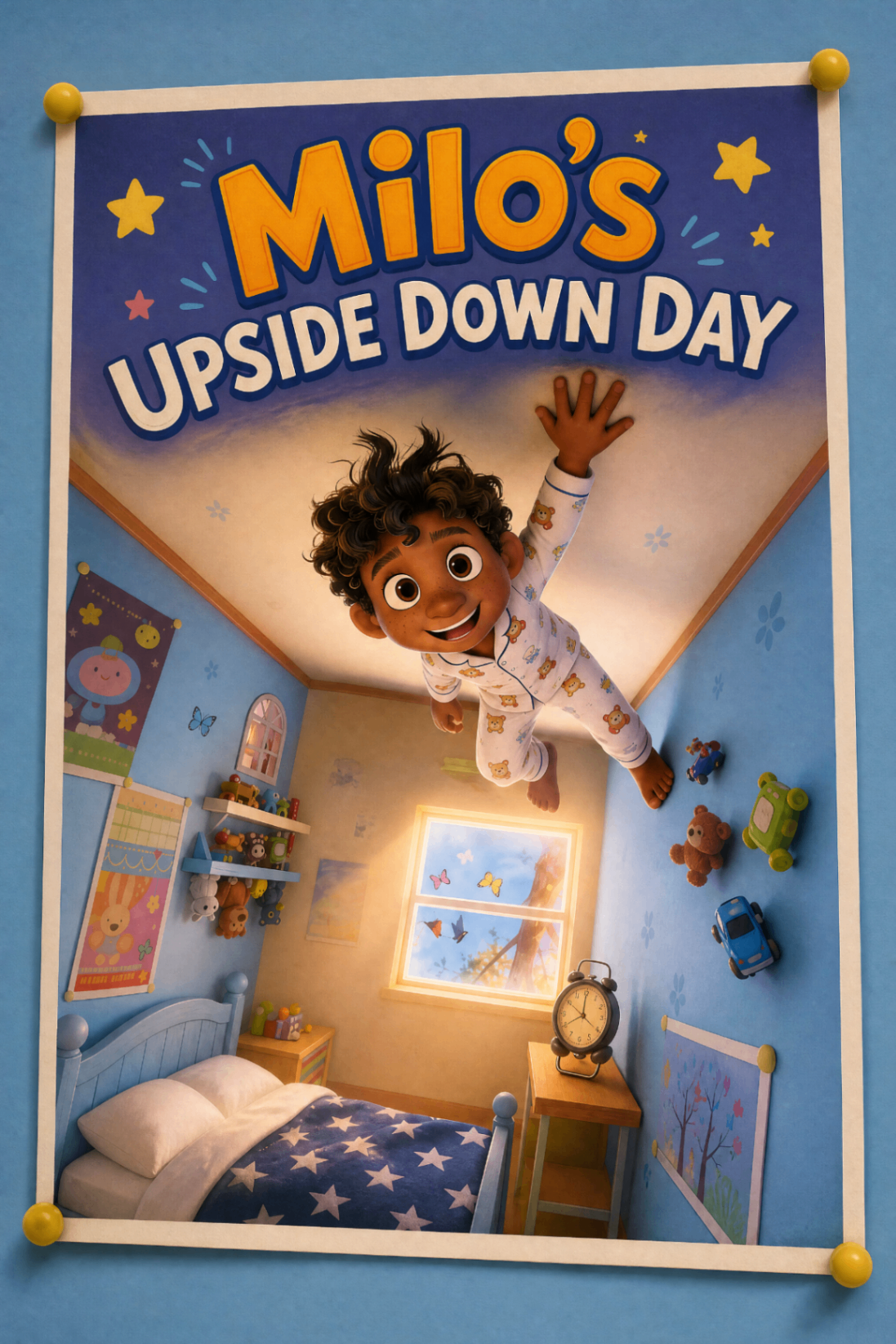 Milo's Upside-Down Day poster cover