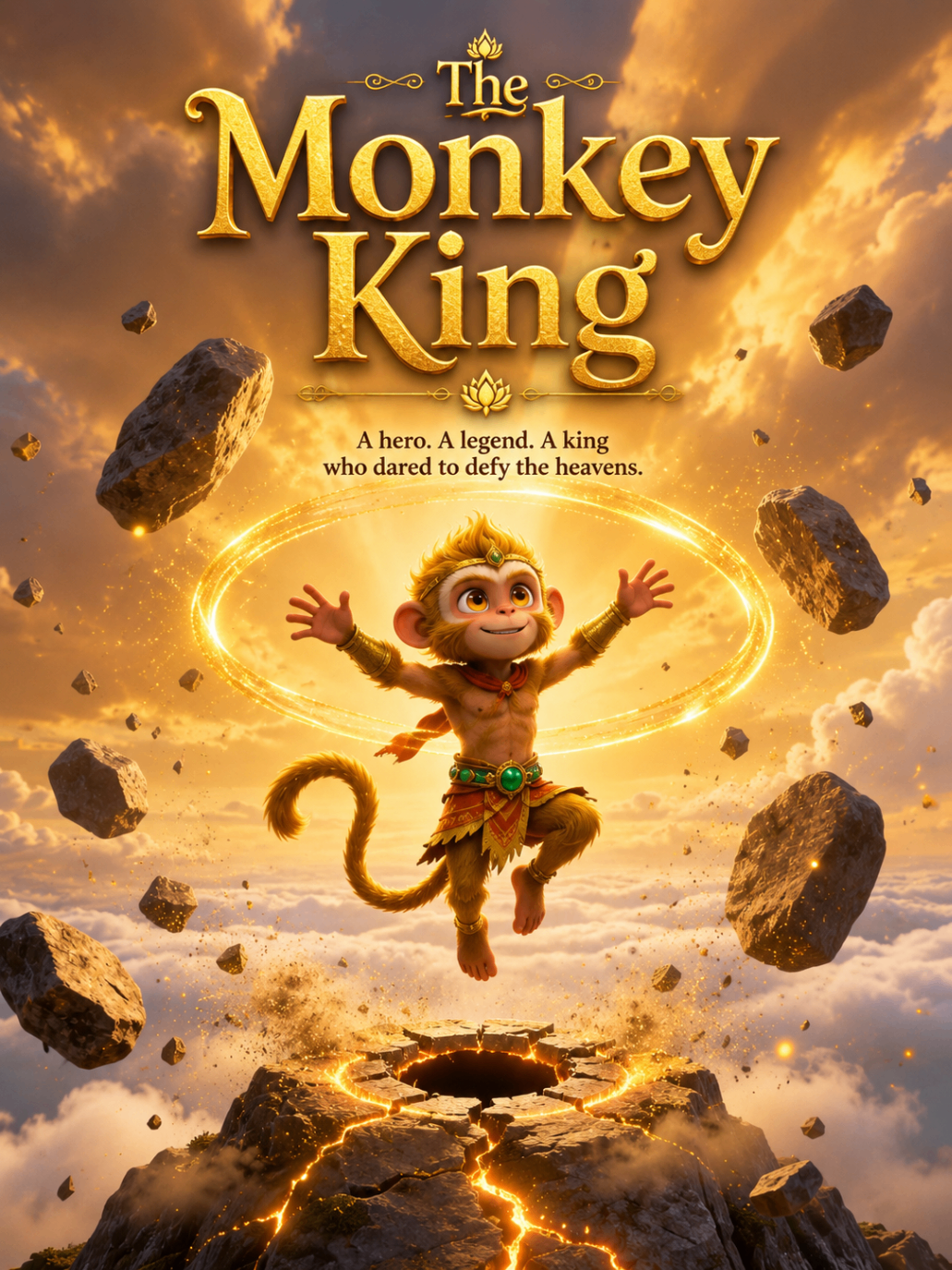 The Monkey King and the Mountain of Stone poster cover