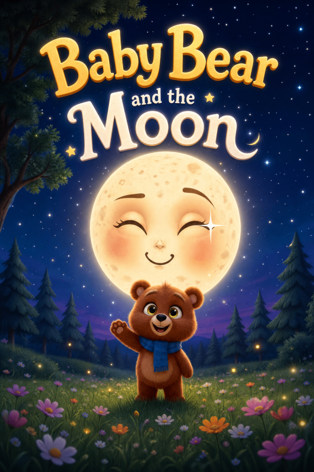 Baby Bear and the Moon poster cover